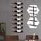 Wall-Mounted Wine Rack Wine Bottle Rack Holder Storage Organizer for 8 Bottles